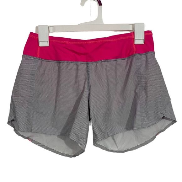 LuLuLemon Striped Turbo Run Speed Shorts - Picture 2 of 5